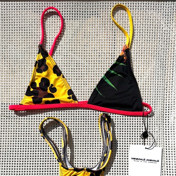 Minimale Animale Bikini Set Lucid Top & Nolita Thong size small - Picture 1 of 5